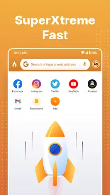 Super Browser - Private Web android App screenshot 4